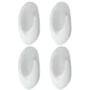 SET 4 CROCHETS 3M BLANC
