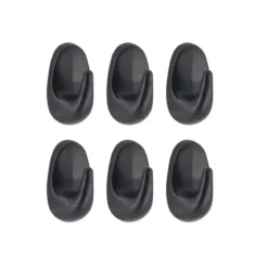 SET 6 CROCHETS 3M NOIR