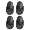 SET 4 CROCHETS 3M NOIR