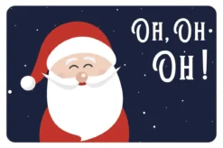 SET DE TABLE PERE NOEL OH OH OH 45X30CM