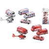 SET DE 5 VEHICULES POMPIER URGENCE