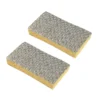 SET 2 EPONGES NON RAYANTES CELLULOSE VEGETALE 11X7X2CM