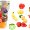 SET 9 FRUITS A COUPER SCRATCH COUTEAU ET 2 ACCESSOIRES