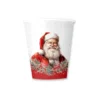 SET 6 GOBELETS CARTON PERE NOEL 25CL
