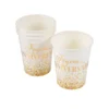 SET 6 GOBELETS GOLD 25CL