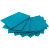 SET 10 LAVETTES NON TISSE BLEU