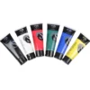 SET 6 PEINTURES ACRYLIQUE 75ML COULEURS PRIMAIRES