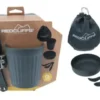 SET 6 PIECES CAMPING BOL MUG COUVERTS