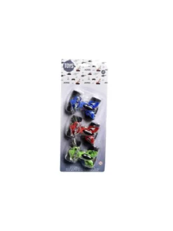 SET 3 QUADS RECTRO FRICTION 7CM