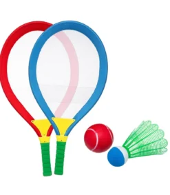 SET 2 RAQUETTES DE BADMINTON AVEC 2 BALLES