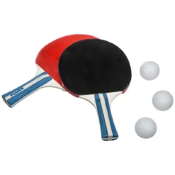 SET 2 RAQUETTES PINGPONG AVEC 3 BALLES