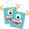SET 4 SACS CADEAUX AVEC OEIL MOBILE D.18X8X32CM MONSTRES