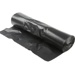 SET 10 SACS POUBELLE 130L LIENS COULISSANTS NOIR