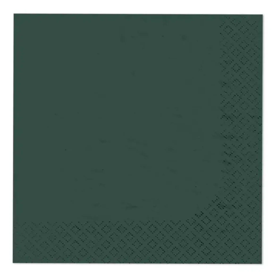 SET 20 SERVIETTES COCKTAIL 3 PLIS 25X25CM VERT