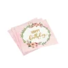 SET 20 SERVIETTES IMPRIMEES BOHO CHAT 33X33CM