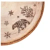 SET 12 SERVIETTES 3 PLIS D.32CM ANIMAUX SUR BOIS
