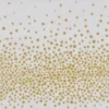 SET 20 SERVIETTES 3 PLIS 33X33CM CONFETTIS OR