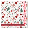 SET 20 SERVIETTES 3 PLIS 33X33CM GREETING SEASON