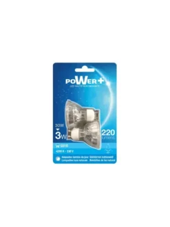 SET 2 SPOTS GU10 SMD 3W 4200K
