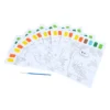 SET 8 TABLEAUX PEINTURE MAGIQUE 21X28.5CM DINO