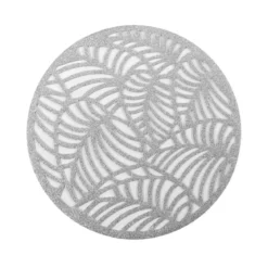 SET TABLE 38CM AJOURE PAILLETTES ELINOR ARGENT