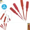 SET 4 TOUNEVIS MANCHE CAOUTCHOUTE