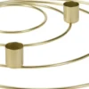 SPIRALE BOUGEOIR DORE 30CM