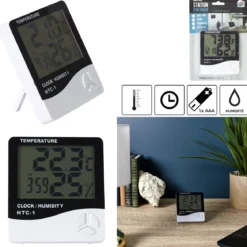 STATION THERMOMETRE ET HYGROMETRE INTERIEUR