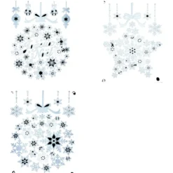 STICKER FORME FLOCONS 29X40CM