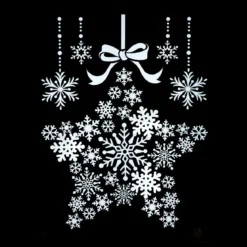 STICKER FORME FLOCONS 29X40CM
