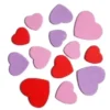 STICKERS COEURS MOUSSE 2 A 4 CM X 45 PCS