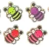 STICKERS EPOXY PAILLETES ABEILLES 1.1X1.3CM X54 PIECES