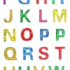 STICKERS EPOXY PAILLETES ALPHABET ET SYMBOLES X40 PIECES