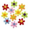 STICKERS FLEURS FEUTRINE 3CM X30 PIECES