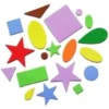 STICKERS GEOMETRIQUES MOUSSE 2.5 A 5 CM X 144 PCS
