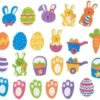STICKERS PAQUES FEUTRINE X27 PIECES