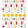 STICKERS PUFFY PAQUES 1.4CM A 3.1CM X68 PIECES