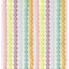 STICKERS STRASS CABOCHON PASTEL 5MM X456 PIECES