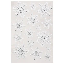 STICKERS STRASS FLOCON 29X41CM