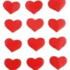 STICKERS TEXTURE COEUR ROUGE