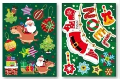 STICKERS VITROSTATIQUES NOEL X18 PIECES
