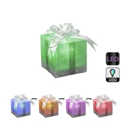 SUJET LUMIMEUX PAQUET CADEAU 1 LED