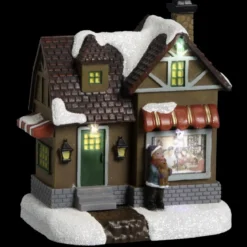 SUJET LUMINEUX BOUTIQUE DE NOEL 2 A 3LED