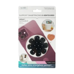 SUPPORT A VENTOUSE TELEPHONE STICKY COEUR