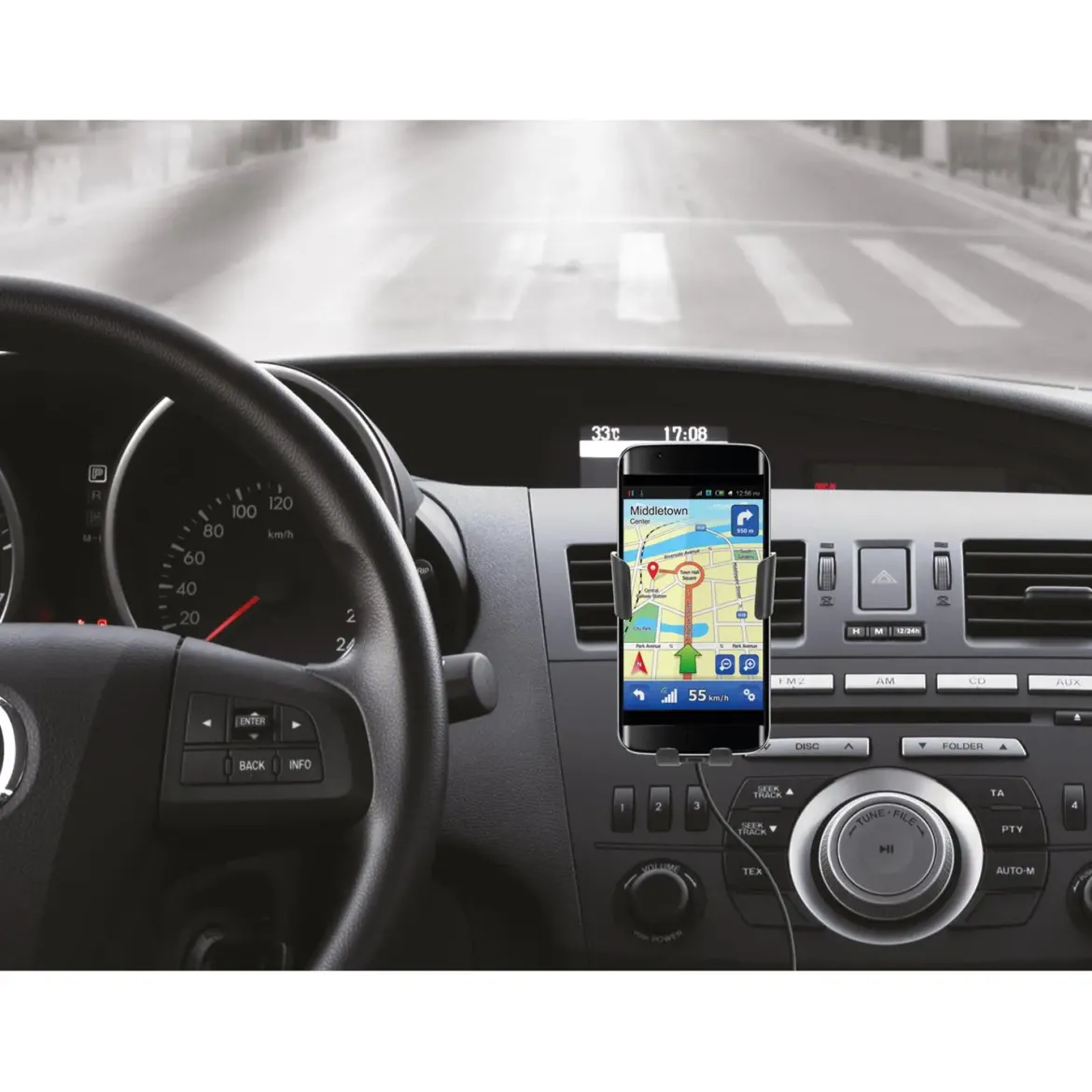 SUPPORT TELEPHONE CHARGEUR INDUCTION