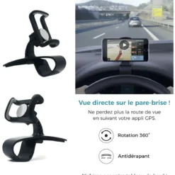 SUPPORT TELEPHONE TABLEAU DE BORD