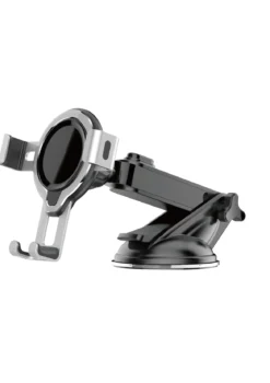SUPPORT TELEPHONE VENTOUSE FERMETURE PAR GRAVITE
