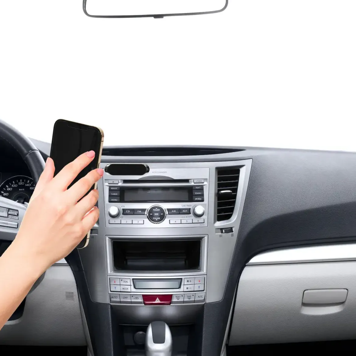 SUPPORT TELEPHONE VOITURE MAGNETIQUE ADHESIF