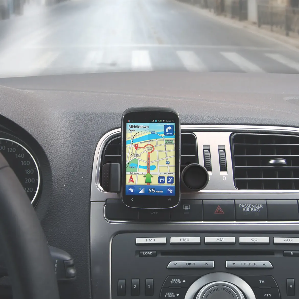 SUPPORT UNIVERSEL SMARTPHONE GRILLE D AERATION