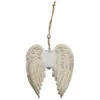 SUSPENSION AILES D ANGES ARGENT AVEC COEUR